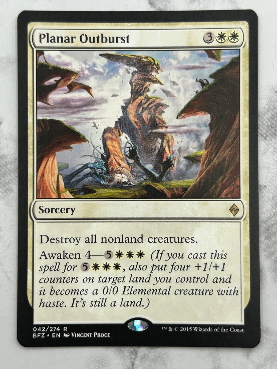 Planar Outburst Battle For Zendikar - MTG Magic the Gathering - NM | eBay