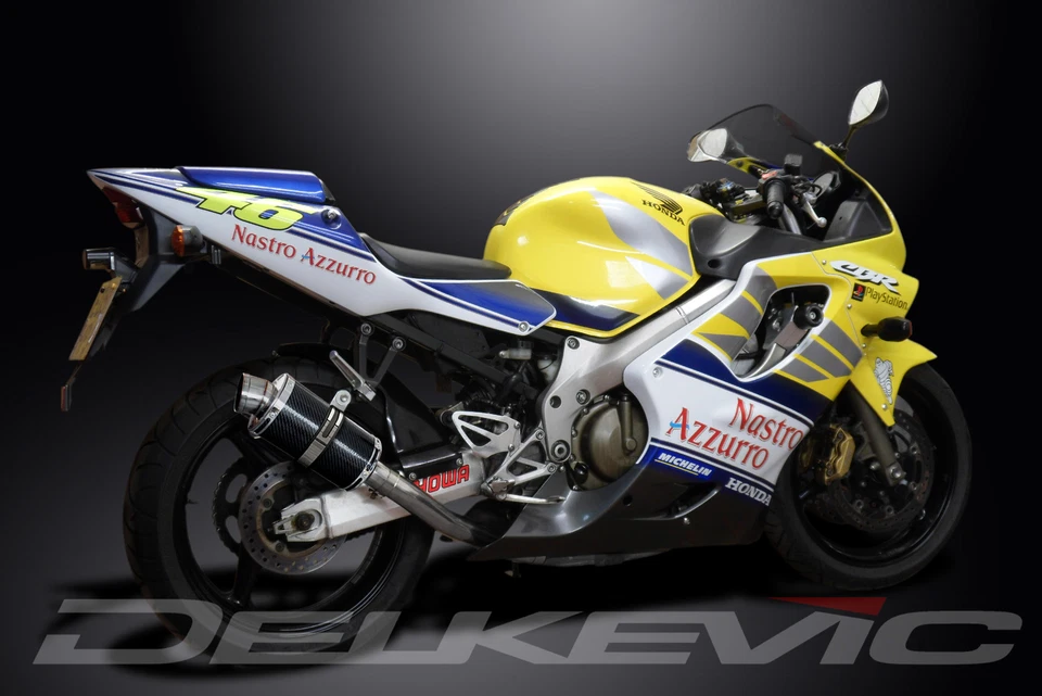 Honda CBR600F Sport 2001-2003 Complete Exhaust 4-1 9" Oval Carbon Muffler - Image 4 of 4