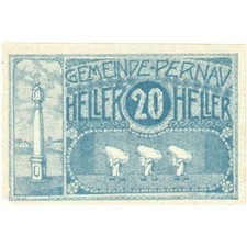 [#288484] Austria, Pernau, 20 Heller, personnage, 1920, 1920-10-31, UNC, Mehl:FS