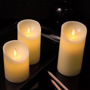 Pack De 3 Bougie Led Vacillante La Flamme Bouge Vraiment Neuf Avec Piles Ebay