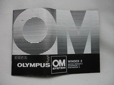 OLYMPUS winder 2 instructions / owners manual