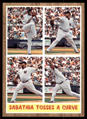 2011 TOPPS HERITAGE CC SABATHIA NEW YORK YANKEES #315