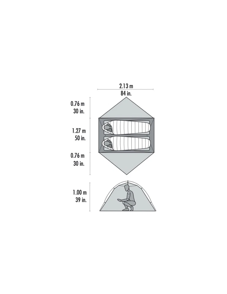MSR Hubba Hubba NX  2-Personen Leichtgewichtszelt - Bild 4 von 4