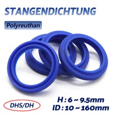 DHS Polyurethan Hydraulikzylinder Kolbenstange Öldichtung Wellendichtring 10-160