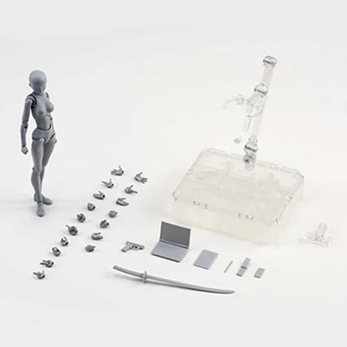 Modellino action figure da disegno body Kun Chan bambola PVC mobile per arte SHF - Foto 13 di 17