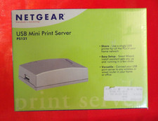NETGEAR PS121 USB 2.0 Mini Print Server - Brand new in box 