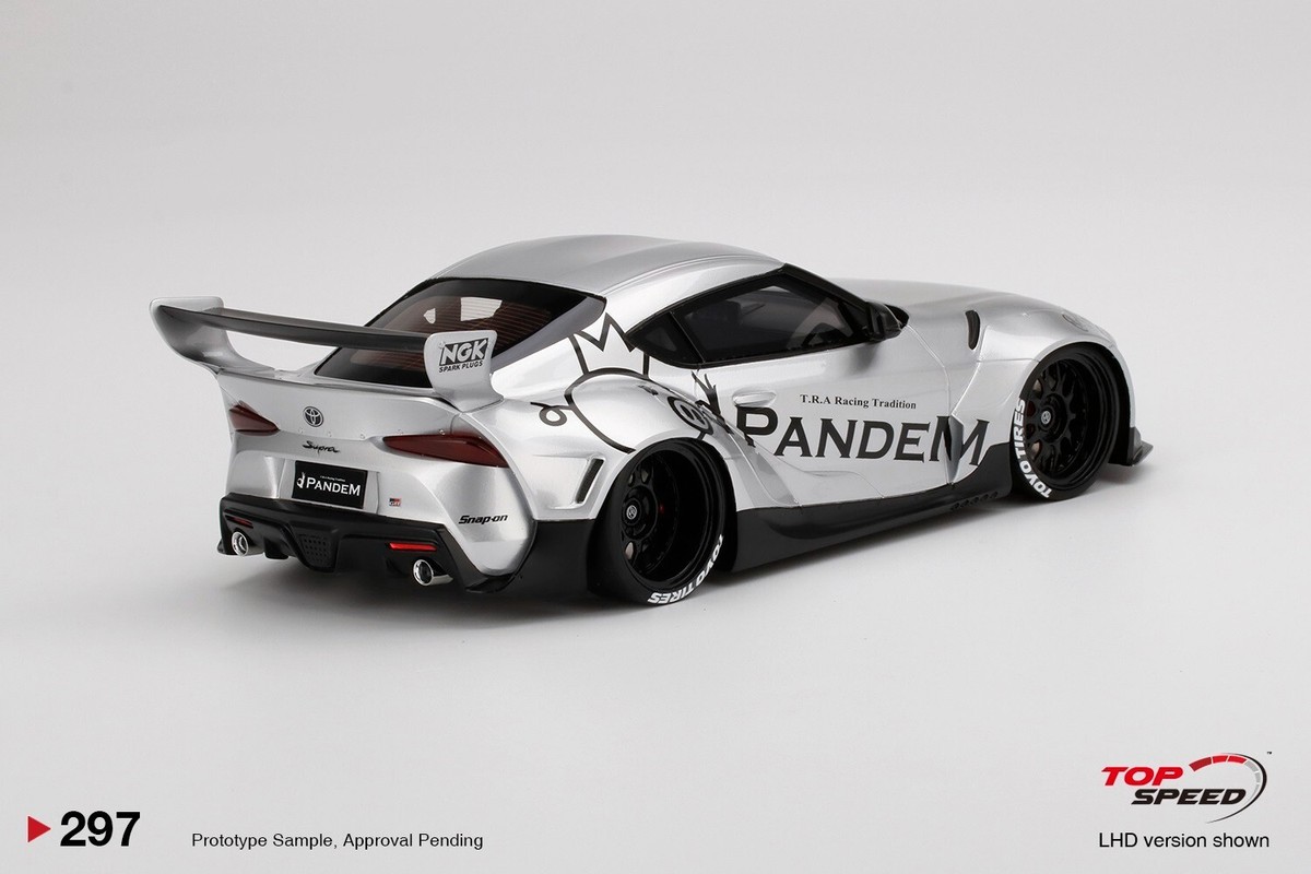トップスピード パンデム トヨタ GR スープラ V1.0 PANDEM TOYOTA GR SUPRA V1.0 SILVER (RESIN) - TOPSPEED TS0297