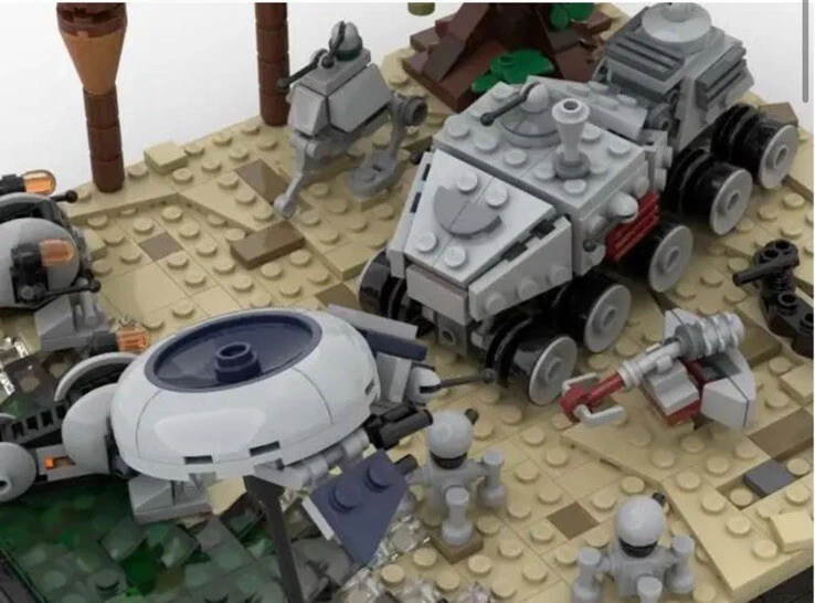 Lego Star Wars Kashyyyk Custom MOC Brandneu Die Rache der Sith Custom Lego - Bild 2 von 3