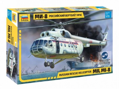 Russian Rescue Helicopter MIL MI-8	7254 ZVEZDA  1:72 N EW 2024!