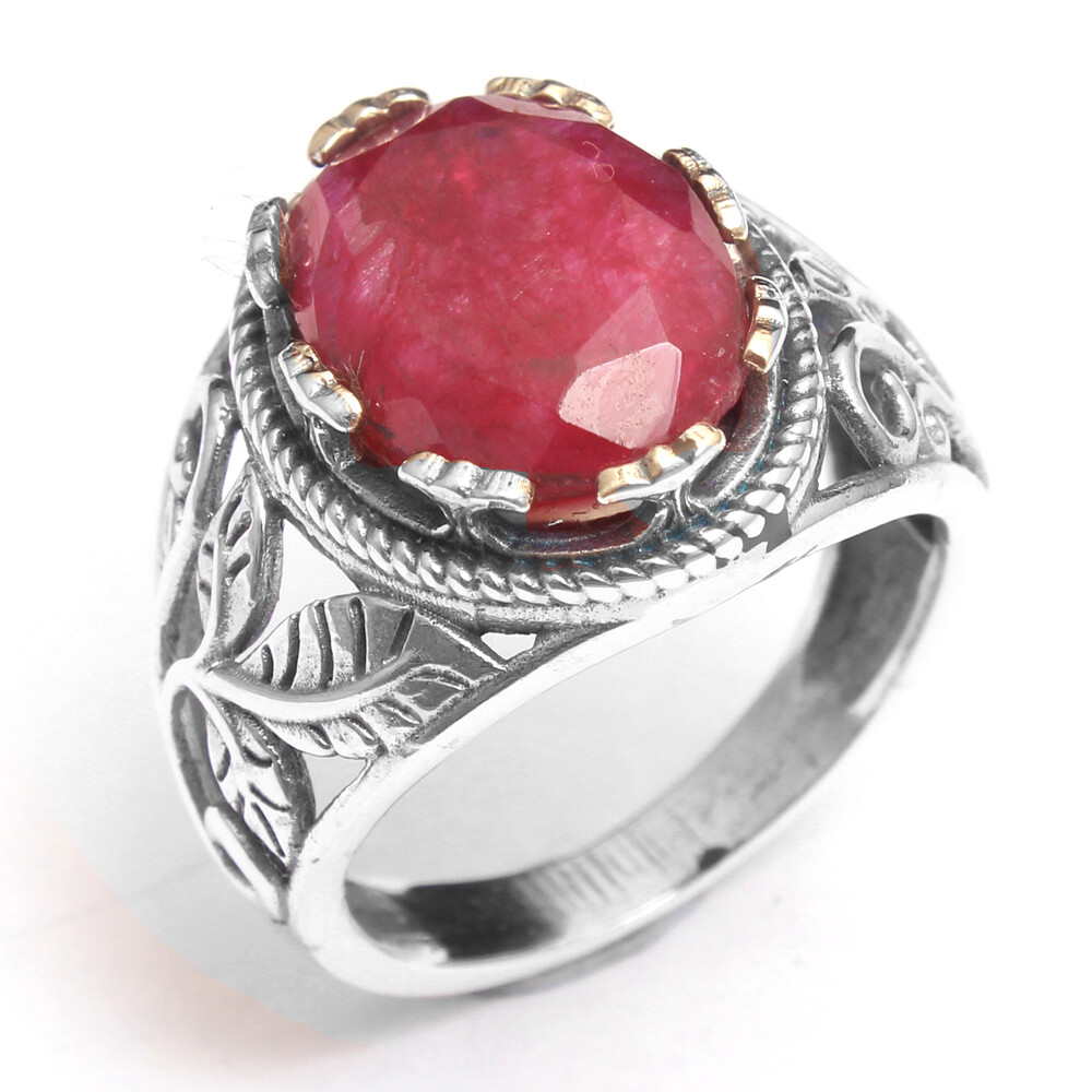 STERLING RUBY CHRON 美品 KARMA Art Masters Gems Calibrated 4.0 Ct Round Ruby Created