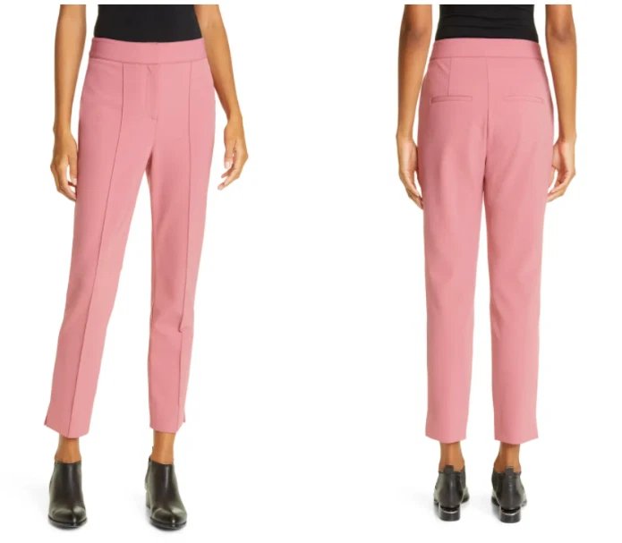 Veronica beard pink track pants sales