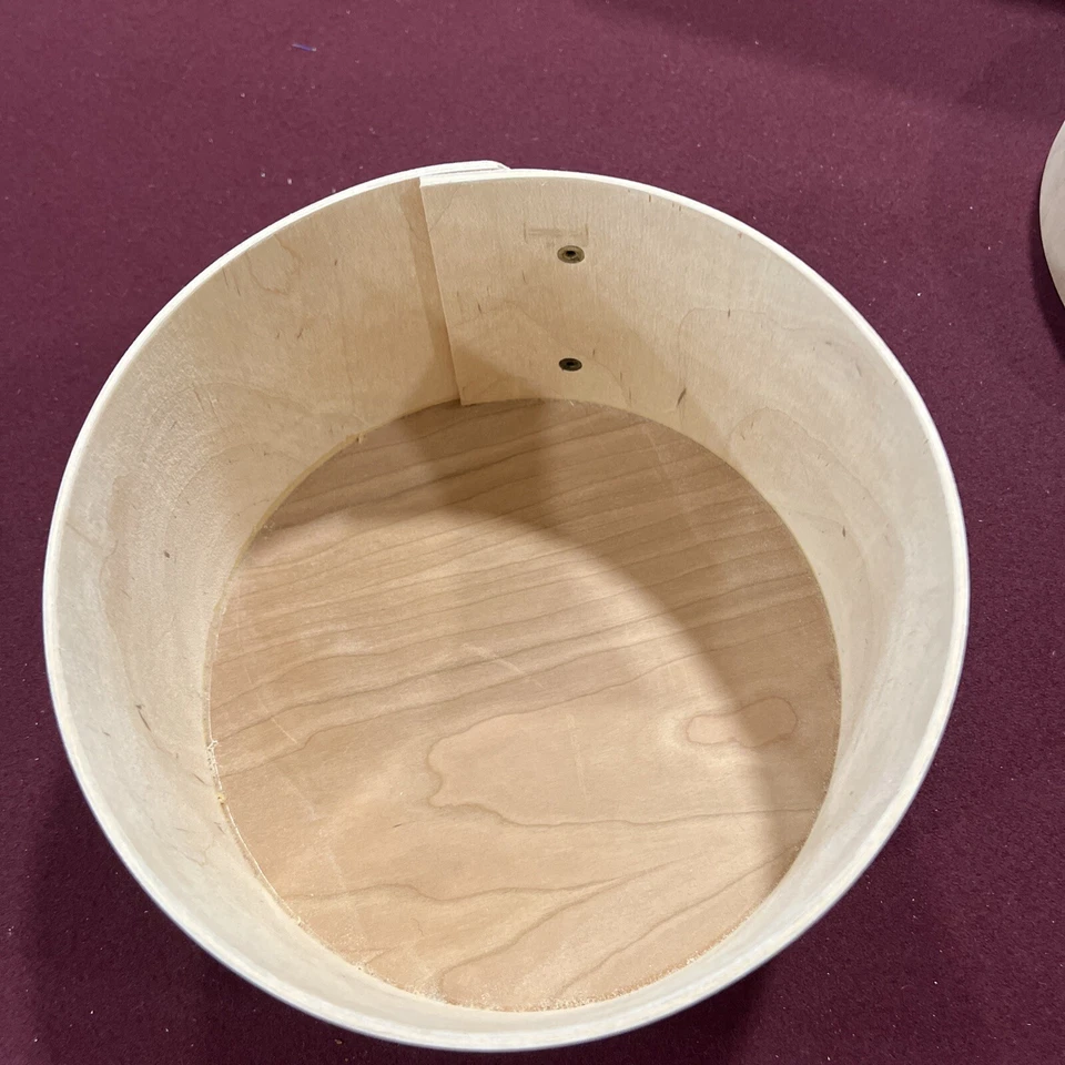 Unfinsihed Tole Painting Circle Box - Image 2 of 4