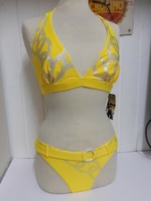 Costume Bikini Due Pezzi Giallo Tridagna Tg.42 il Sotto Tg. 44 il Sopra 