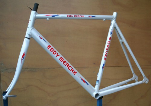 Vintage NOS NEW Eddy Merckx Alu Sprint set telaio bicicletta bianco 57 cm |  eBay
