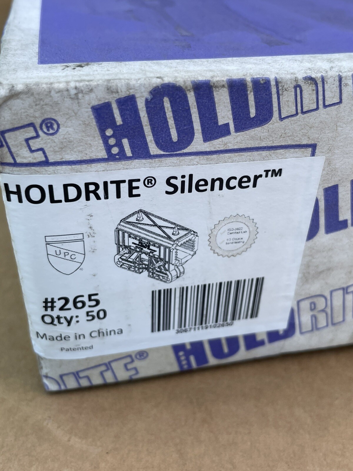 HOLDRITE ACOUSTIC CUSHION SILENCER #265 LOT OF 10 FOR SHOWER HEAD TUB SPOUT