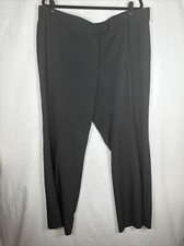 Edwards Womens Black Pants Size 20 32  Inseam Flat Front Straight Fit Uniform
