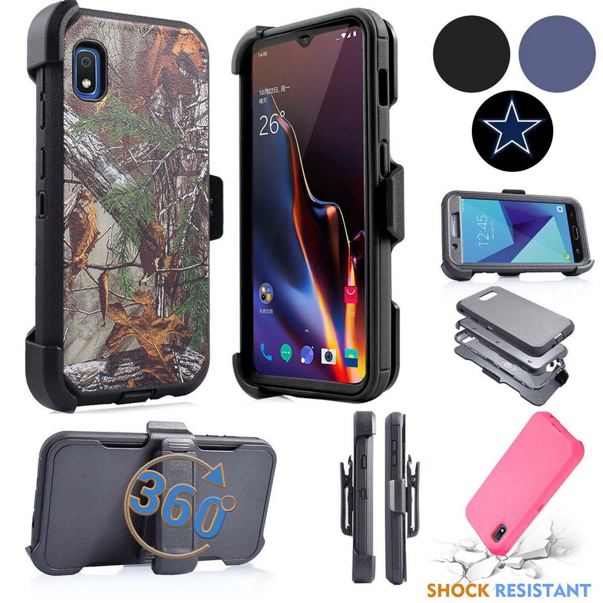 For Samsung Galaxy A10e Phone Case With Screen Protector