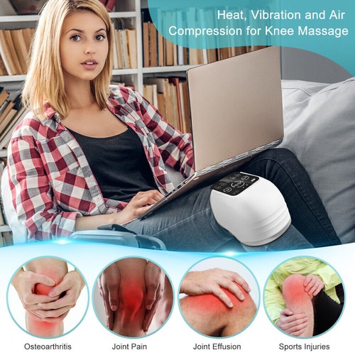 Cordless Infrared Heat Knee Massage Air Pressure Vibration Massager Pain Relief - Picture 8 of 16