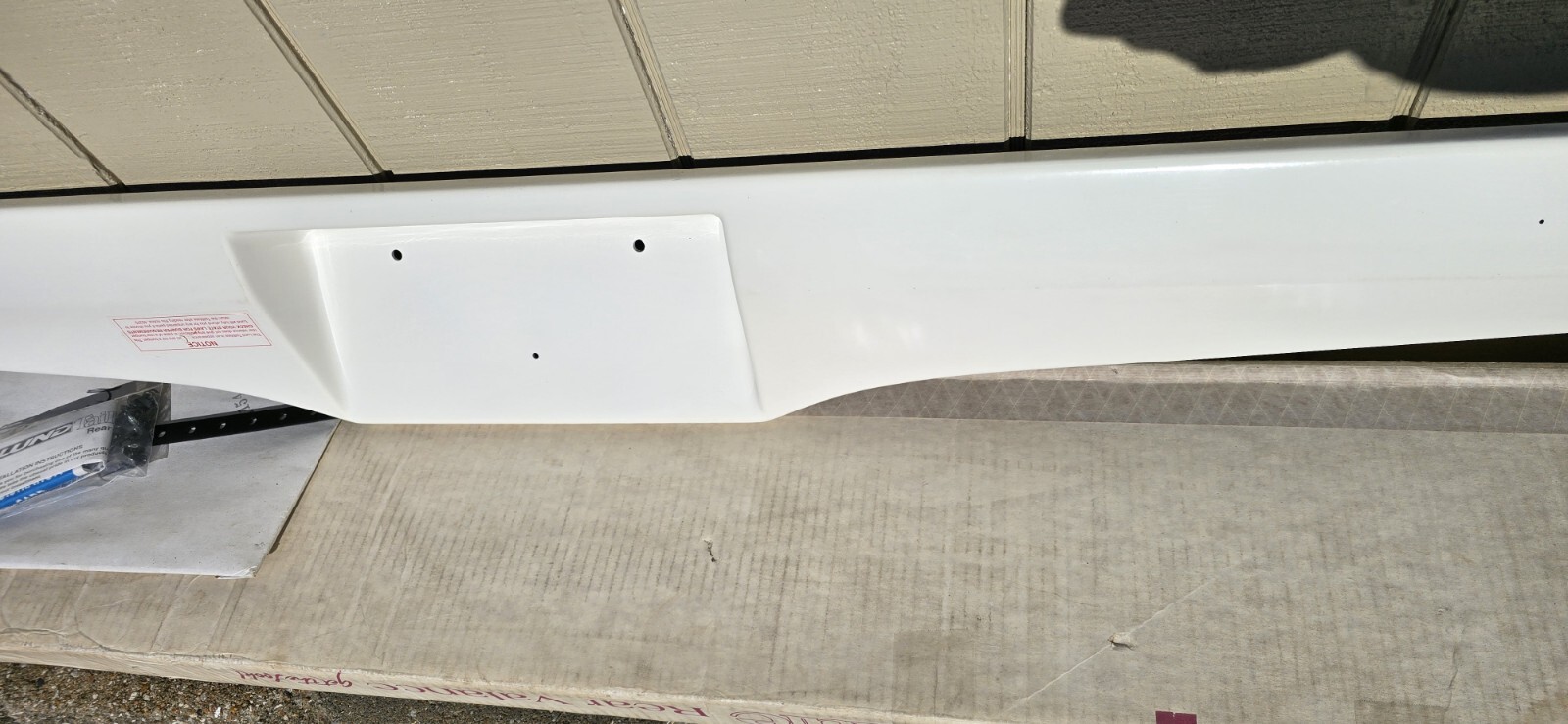 NOS Lund Tailmate Spoiler Bolt In Rear Roll Pan Valance 81-93 Chevy/GMC S10/S15