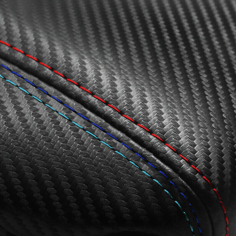 New Carbon Fiber Leather Center Console Armrest Lid Cover for BMW F30 2013-2018 thumbnail 4