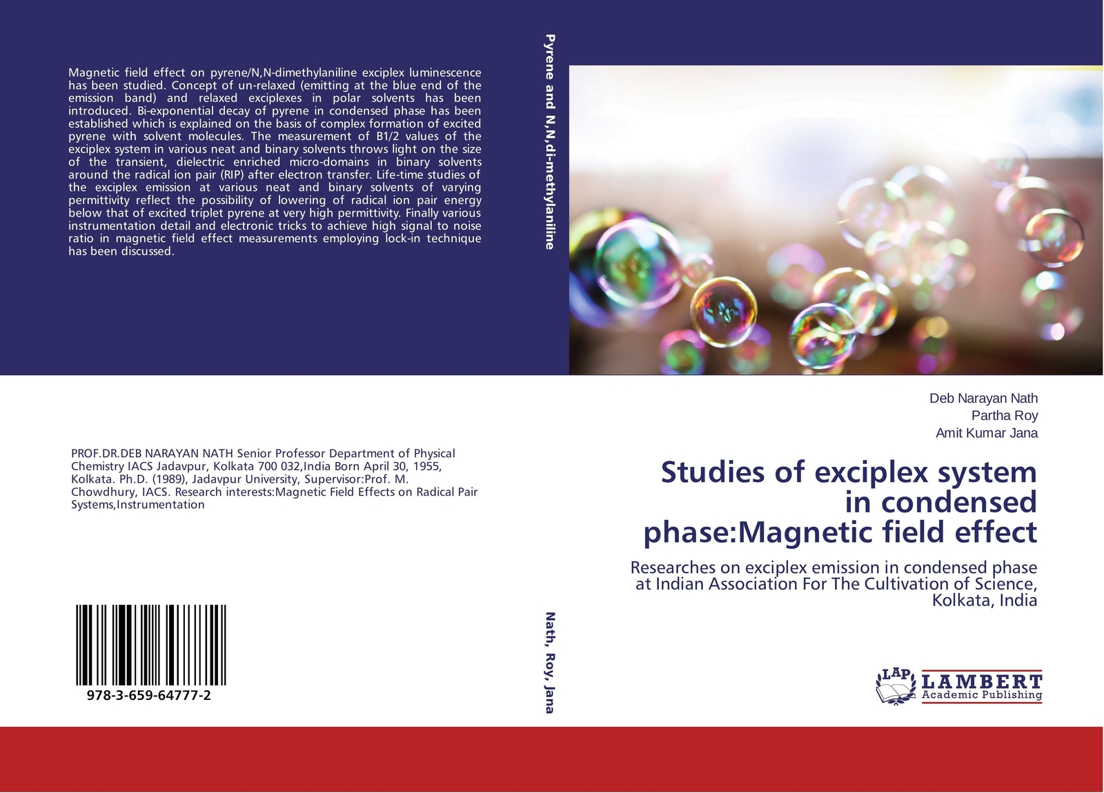 Thumbnail - Studies Of Exciplex System In Condensed Phase:magnetic Field Effect