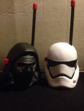 Star Wars Walkie Talkies set Storm Trooper and Kylo Ren Work