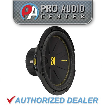 50CWCS124 KICKER 12'' CompC Subwoofer Sub 300W RMS 4 Ohm SVC
