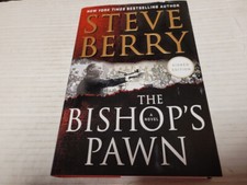 The Bishop's Pawn by Steve Berry 2018, Hardcover SIGNED 1st/1st FLAT SIGNED