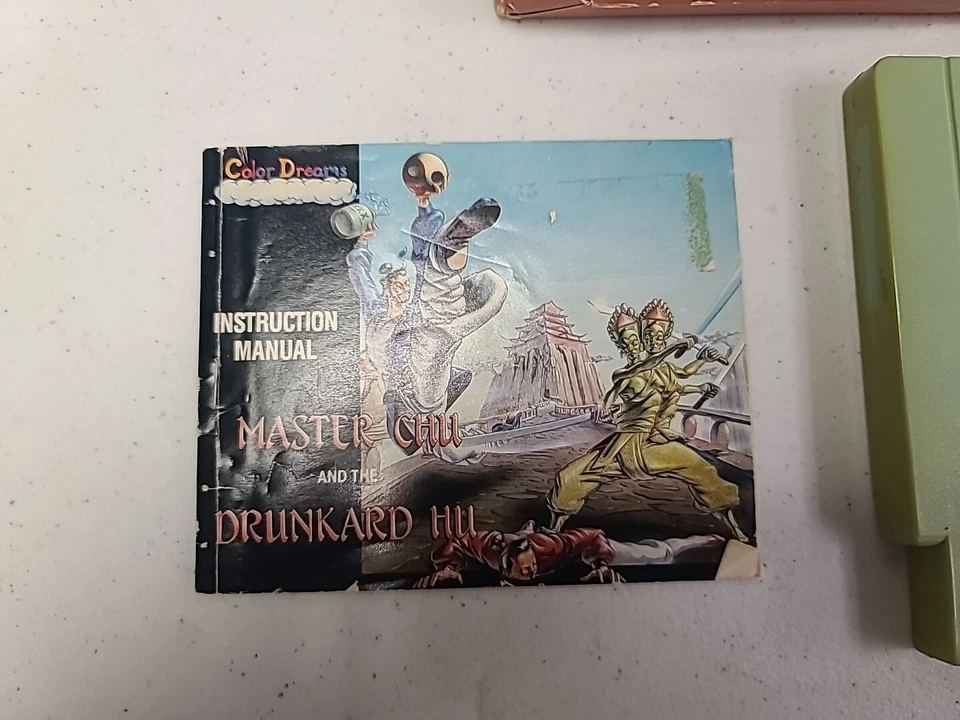 Master Chu And The Drunkard Hu Auténtico CIB Completo 1989 Nintendo NES Color Dreams Foto 3 de 4
