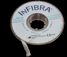 Dental INFIBRA BIOLOREN Glass Fiber Splint impregnated Light Cure Fiber 2mm.