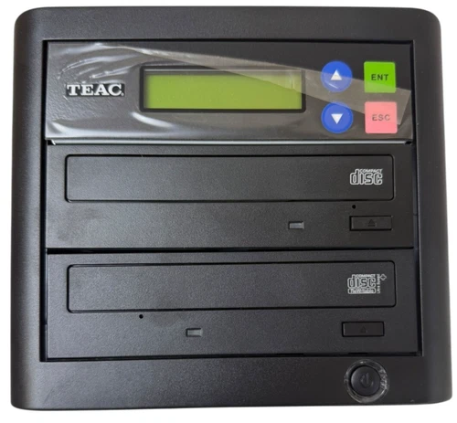 TEAC 1X1 Stand Alone Black Buffer Memory 16x CD Duplicator  Model CDW-D11