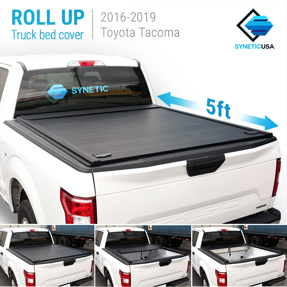 Fit 20162022 Hard Tonneau Cover Aluminum Waterproof Retractable