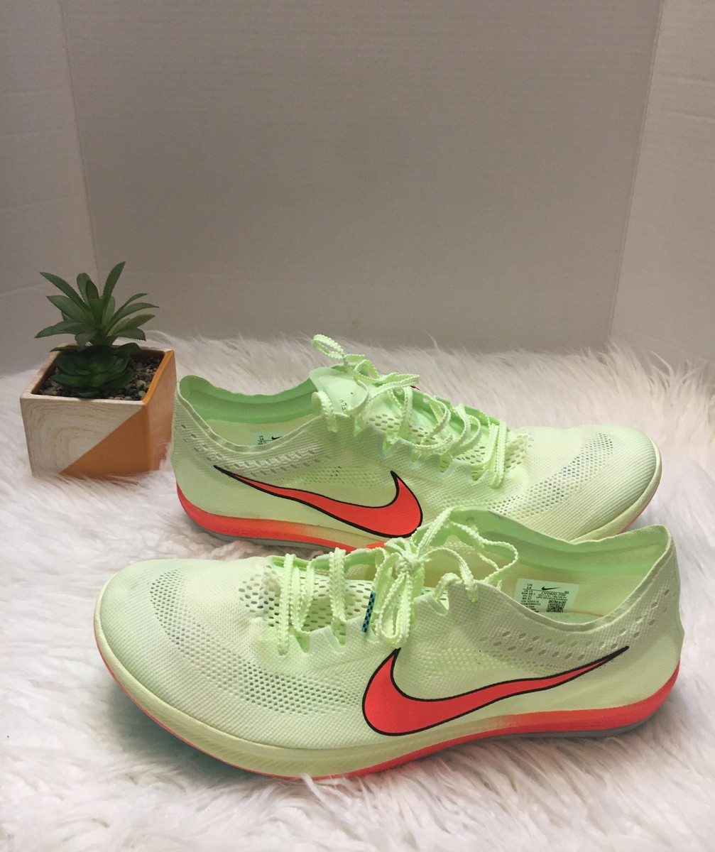 Nike ZoomX Dragonfly Mens Track Spike Barely Volt Orange CV0400