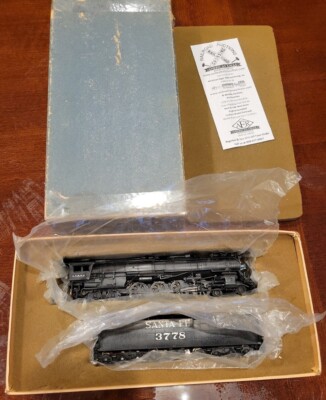 UNITED SCALE MODELS PFM SANTA FE AT&SF 4-8-4 LOCOMOTIVE 3778 In