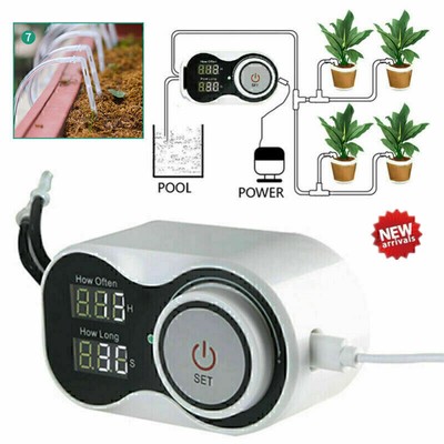 Smart Drip System Set Automatische Timer Bewässerung Gerät Hause Garten Wasserpu