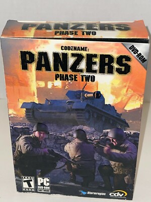 Codename Panzers : Phase Two PC GAME Brand New Sealed NTSC GAME MEDIUM BOX