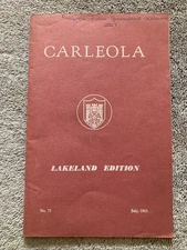 1963 Carlisle & County High School For Girls Magazine Carleola UK