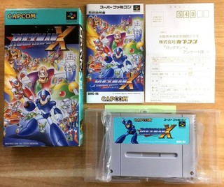ROCKMAN X COMPLET SUPER FAMICOM SFC SNES NTSC JAPAN CIB OVP MegaMan Bon état