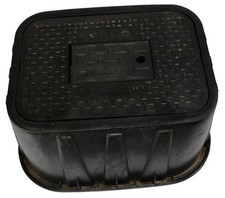 NDS D1200-DIRB 1/2" PVC Water Meter Box  Cover Black