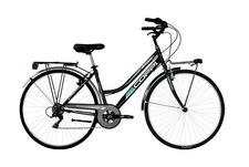 CITY BIKE COPPI BEVERLY 28 DONNA TZ500 6V NERO VERDE
