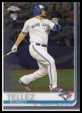 Rowdy Tellez 2019 Topps Chrome Rookie Card!!. rookie card picture