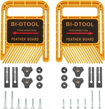 Featherboards, Adjustable Woodworking Safety Device Feather-Loc for Table Saws B