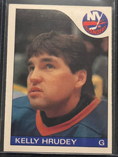 1985 O-PEE-CHEE #122 KELLY HRUDEY ROOKIE CARD. rookie card picture