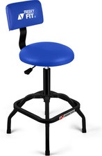 Shop Stool With Backrest Mechanic Garage Stool For Workshop Adjustable Shop St