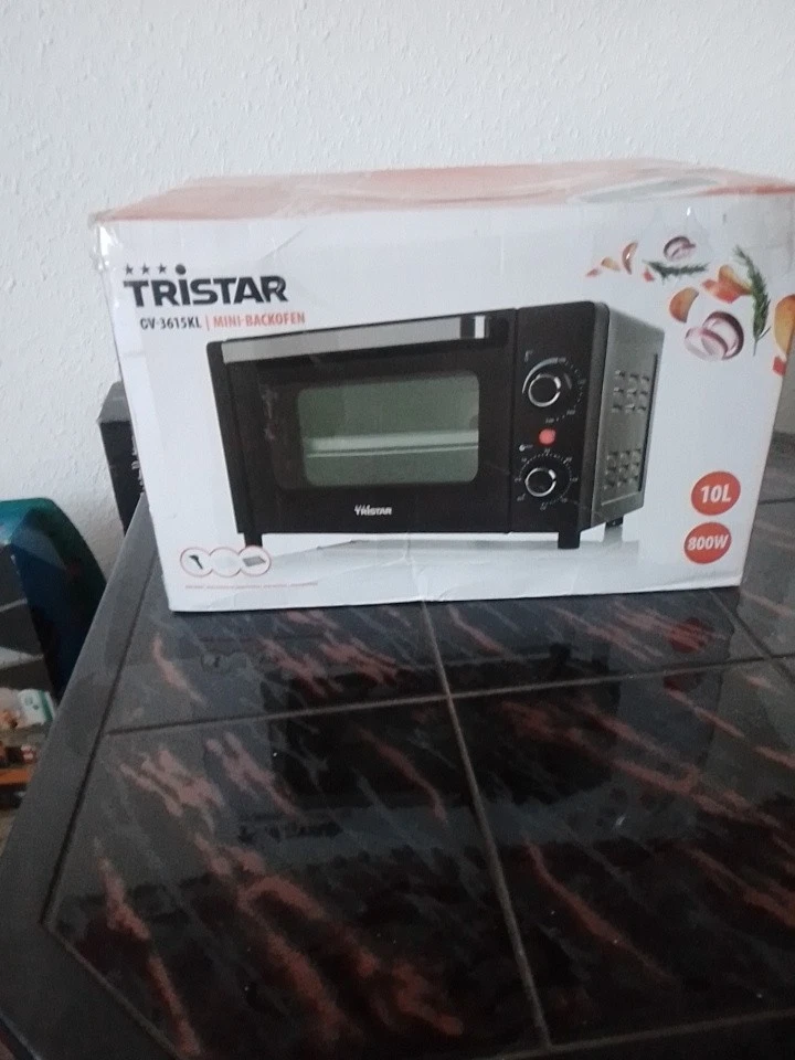 Minibackofen 10L, 120 Min Timer, 800W, Inkl. Backblech