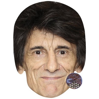 Ronnie Wood (Smile) Big Head. Larger than life mask.