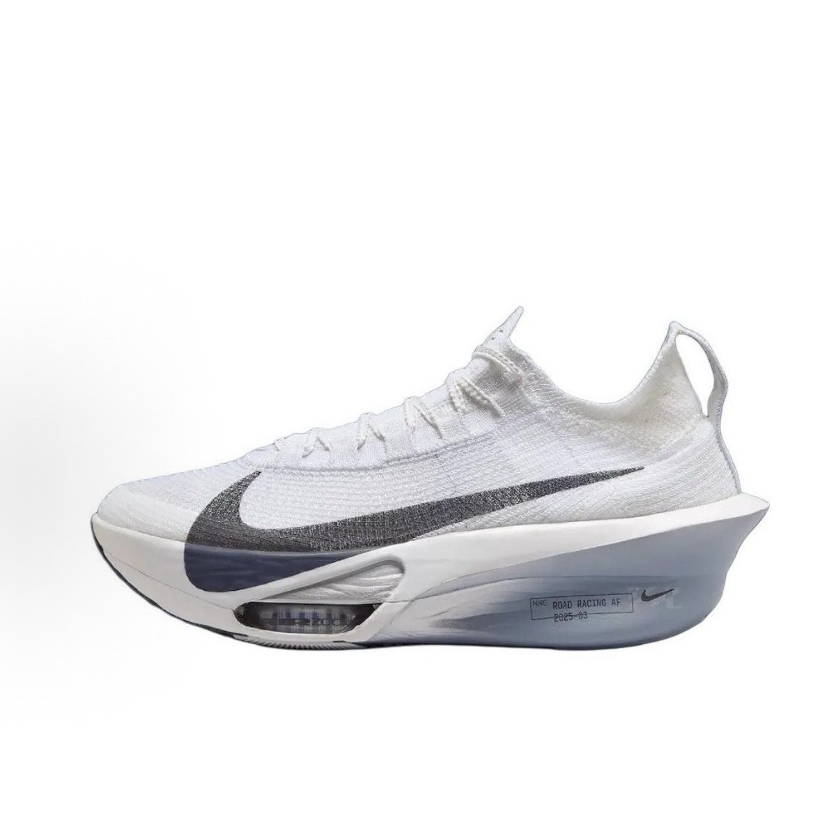 Nike Air Zoom Alphafly Next% 3 White Grey Road Racing Shoes FD8311-101 Mens 14 Nike Air Zoom Alphafly Next% 3 White Gridiron Pure Platinum  main image 4