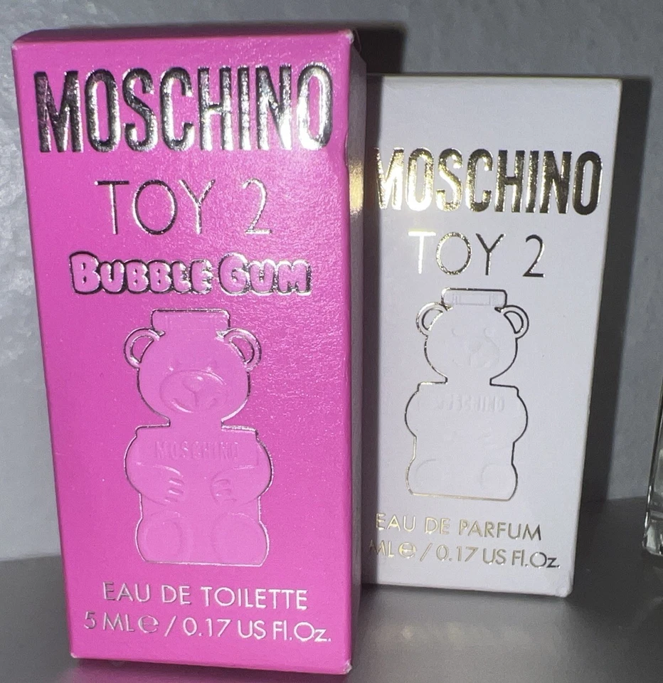 Moschino Toy 5ML Mini’s Set - Toy 2 & Bubble Gum - NUEVO EN CAJA Foto 2 de 3