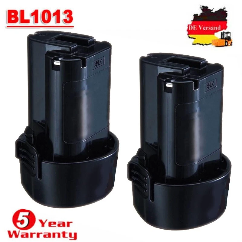 Batteria Originale Makita BL1013 1300mAh 10,8V Per Utensili | Ricambio Li-Ion 14Wh