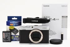 Fujifilm X-E4 26.1MP Mirrorless Digital Camera - Silver From JAPAN Near Mint